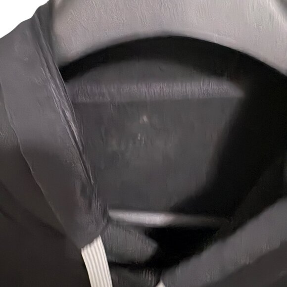 Adidas Mens Hooded Long Sleeve Sweatshirt Size XL Black Pocket - Picture 6 of 6